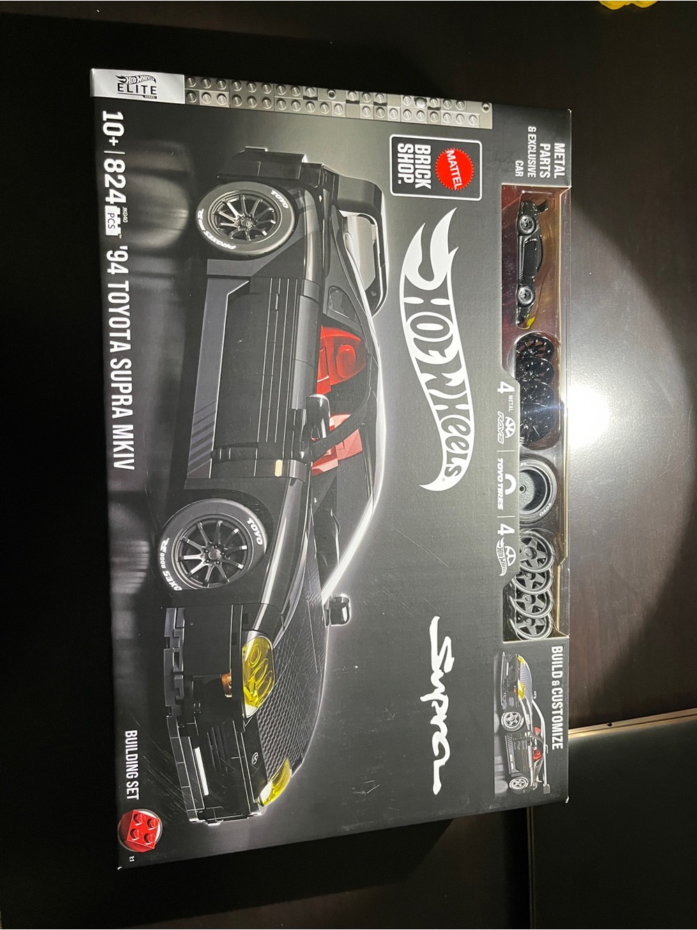 Mattel Brick Shop Hot Wheels Elite Series '94 Toyota Supra MKIV Building Set